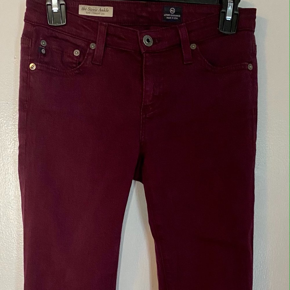 AG the Stevie Ankle Slim Straight Leg Jeans